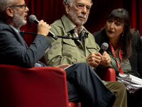 Director Francis Ford Coppola attends the Francis Ford Coppola Masterclass during the 19th Rome Film Festival at Sala Sinopoli in Rome, Ital...