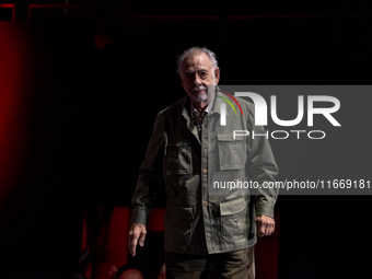 Director Francis Ford Coppola attends the Francis Ford Coppola Masterclass during the 19th Rome Film Festival at Sala Sinopoli in Rome, Ital...