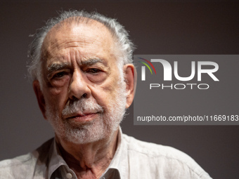 Director Francis Ford Coppola attends the Francis Ford Coppola Masterclass during the 19th Rome Film Festival at Sala Sinopoli in Rome, Ital...