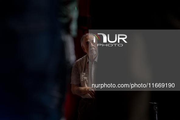 Director Francis Ford Coppola attends the Francis Ford Coppola Masterclass during the 19th Rome Film Festival at Sala Sinopoli in Rome, Ital...