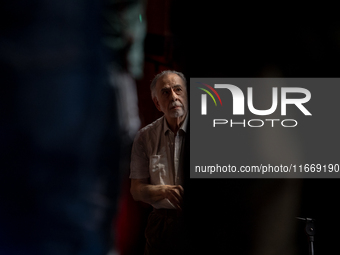 Director Francis Ford Coppola attends the Francis Ford Coppola Masterclass during the 19th Rome Film Festival at Sala Sinopoli in Rome, Ital...