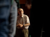 Director Francis Ford Coppola attends the Francis Ford Coppola Masterclass during the 19th Rome Film Festival at Sala Sinopoli in Rome, Ital...