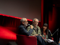 Director Francis Ford Coppola attends the Francis Ford Coppola Masterclass during the 19th Rome Film Festival at Sala Sinopoli in Rome, Ital...