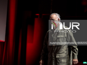 Director Francis Ford Coppola attends the Francis Ford Coppola Masterclass during the 19th Rome Film Festival at Sala Sinopoli in Rome, Ital...