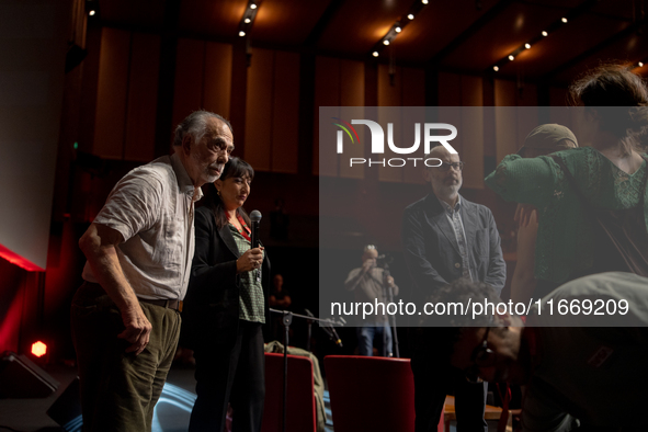 Director Francis Ford Coppola attends the Francis Ford Coppola Masterclass during the 19th Rome Film Festival at Sala Sinopoli in Rome, Ital...