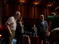 Director Francis Ford Coppola attends the Francis Ford Coppola Masterclass during the 19th Rome Film Festival at Sala Sinopoli in Rome, Ital...