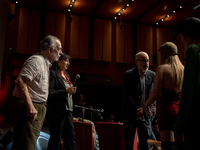 Director Francis Ford Coppola attends the Francis Ford Coppola Masterclass during the 19th Rome Film Festival at Sala Sinopoli in Rome, Ital...