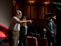 Director Francis Ford Coppola attends the Francis Ford Coppola Masterclass during the 19th Rome Film Festival at Sala Sinopoli in Rome, Ital...