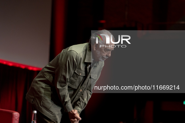 Director Francis Ford Coppola attends the Francis Ford Coppola Masterclass during the 19th Rome Film Festival at Sala Sinopoli in Rome, Ital...