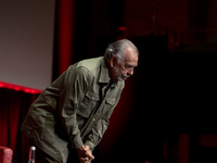 Director Francis Ford Coppola attends the Francis Ford Coppola Masterclass during the 19th Rome Film Festival at Sala Sinopoli in Rome, Ital...