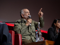 Director Francis Ford Coppola attends the Francis Ford Coppola Masterclass during the 19th Rome Film Festival at Sala Sinopoli in Rome, Ital...