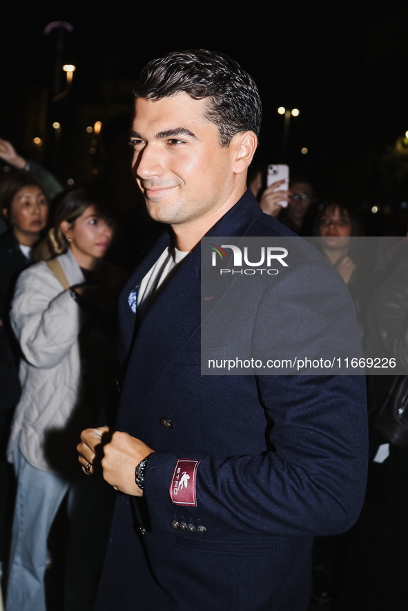 Giacomo Giorgio attends the Etro Fashion Show during the Milan Womenswear Spring/Summer 2025 in Milan, Italy, on September 18, 2024 