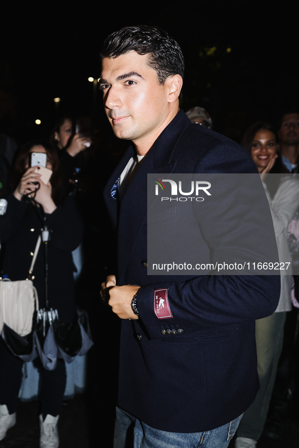 Giacomo Giorgio attends the Etro Fashion Show during the Milan Womenswear Spring/Summer 2025 in Milan, Italy, on September 18, 2024 