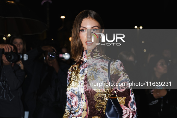 Carmella Rose attends the Etro Fashion Show during the Milan Womenswear Spring/Summer 2025 in Milan, Italy, on September 18, 2024 