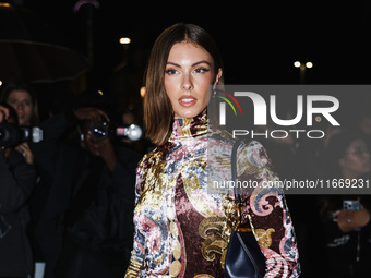 Carmella Rose attends the Etro Fashion Show during the Milan Womenswear Spring/Summer 2025 in Milan, Italy, on September 18, 2024 (