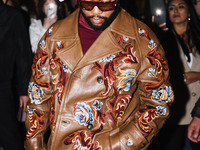 Khalid attends the Etro Fashion Show during the Milan Womenswear Spring/Summer 2025 in Milan, Italy, on September 18, 2024 (