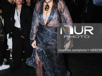 Gaia attends the Etro Fashion Show during the Milan Womenswear Spring/Summer 2025 in Milan, Italy, on September 18, 2024 (