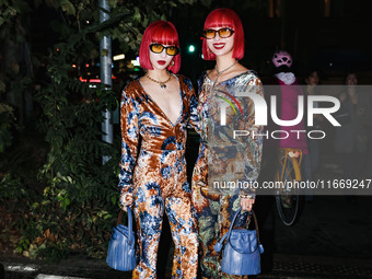 Amiaya attends the Etro Fashion Show during the Milan Womenswear Spring/Summer 2025 in Milan, Italy, on September 18, 2024 (