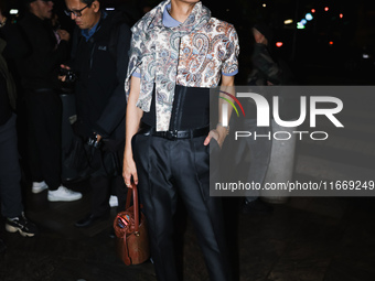 Bryanboy attends the Etro Fashion Show during the Milan Womenswear Spring/Summer 2025 in Milan, Italy, on September 18, 2024 (