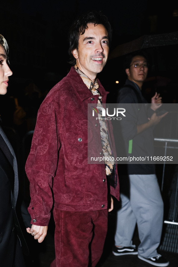 Diodato attends the Etro Fashion Show during the Milan Womenswear Spring/Summer 2025 in Milan, Italy, on September 18, 2024 