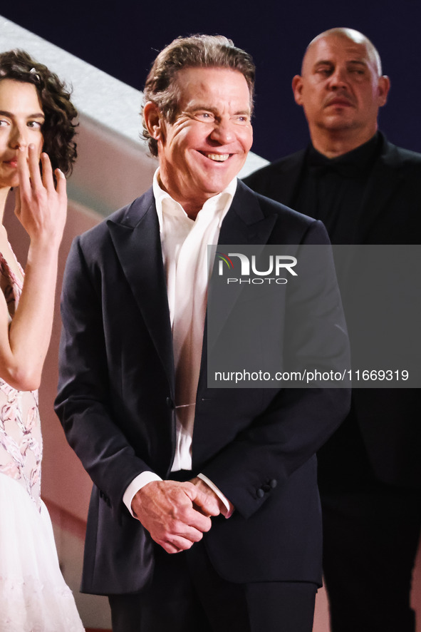 Dennis Quaid attends the red carpet for the premiere of The Substance during the 77th Festival de Cannes in Cannes, France, on May 19, 2024 