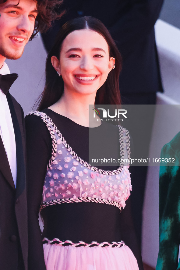 Mikey Madison attends the red carpet for the premiere of Anora during the 77th Festival de Cannes in Cannes, France, on May 21, 2024 