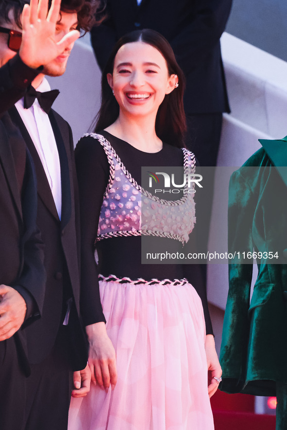 Mikey Madison attends the red carpet for the premiere of Anora during the 77th Festival de Cannes in Cannes, France, on May 21, 2024 