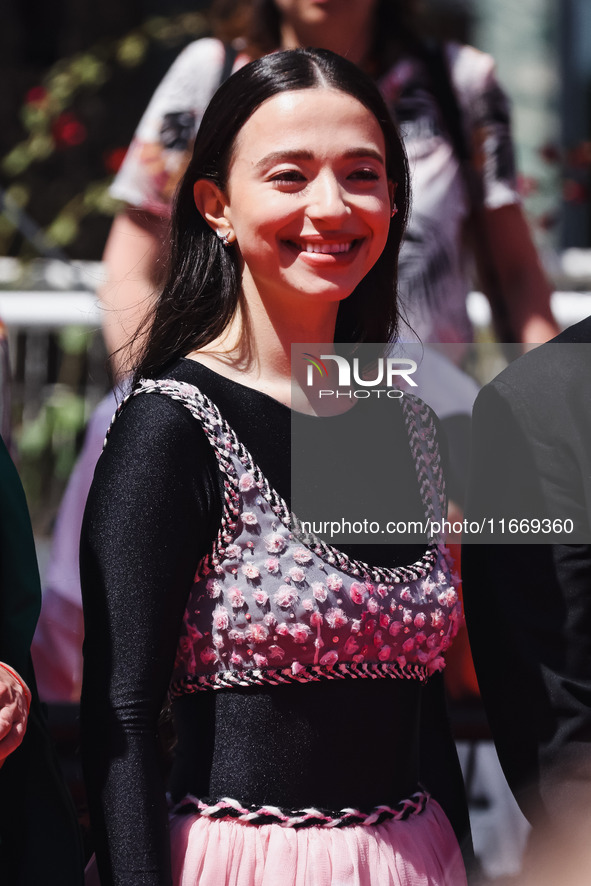 Mikey Madison attends the red carpet for the premiere of Anora during the 77th Festival de Cannes in Cannes, France, on May 21, 2024 