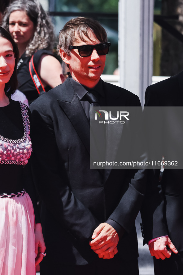 Sean Baker attends the red carpet for the premiere of Anora during the 77th Festival de Cannes in Cannes, France, on May 21, 2024 