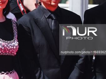 Sean Baker attends the red carpet for the premiere of Anora during the 77th Festival de Cannes in Cannes, France, on May 21, 2024 (