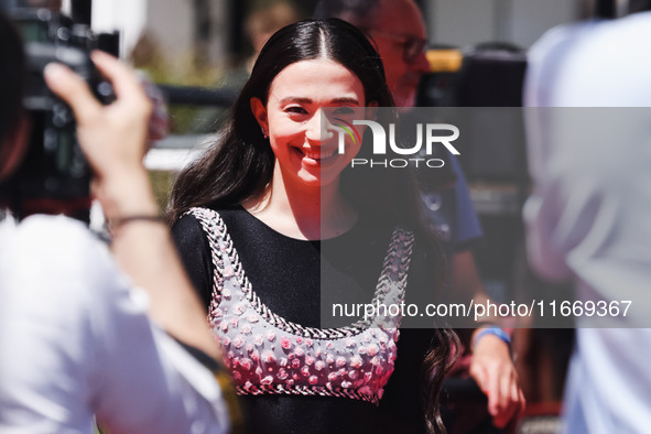 Mikey Madison attends the red carpet for the premiere of Anora during the 77th Festival de Cannes in Cannes, France, on May 21, 2024 