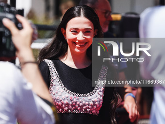 Mikey Madison attends the red carpet for the premiere of Anora during the 77th Festival de Cannes in Cannes, France, on May 21, 2024 (