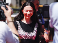 Mikey Madison attends the red carpet for the premiere of Anora during the 77th Festival de Cannes in Cannes, France, on May 21, 2024 (