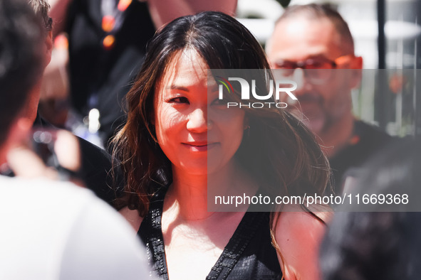 Samantha Quan attends the red carpet for the premiere of Anora during the 77th Festival de Cannes in Cannes, France, on May 21, 2024 