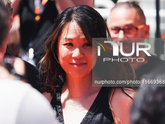 Samantha Quan attends the red carpet for the premiere of Anora during the 77th Festival de Cannes in Cannes, France, on May 21, 2024 (