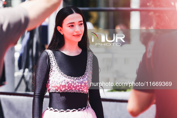 Mikey Madison attends the red carpet for the premiere of Anora during the 77th Festival de Cannes in Cannes, France, on May 21, 2024 