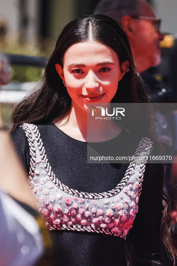 Mikey Madison attends the red carpet for the premiere of Anora during the 77th Festival de Cannes in Cannes, France, on May 21, 2024 