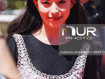 Mikey Madison attends the red carpet for the premiere of Anora during the 77th Festival de Cannes in Cannes, France, on May 21, 2024 (