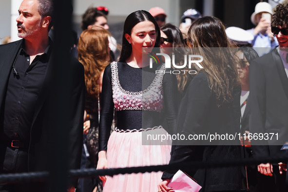 Mikey Madison attends the red carpet for the premiere of Anora during the 77th Festival de Cannes in Cannes, France, on May 21, 2024 