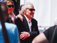 Abel Ferrara attends the red carpet for the premiere of Anora during the 77th Festival de Cannes in Cannes, France, on May 21, 2024 (