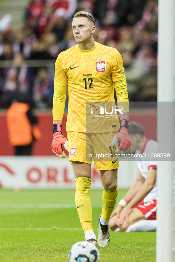 Marcin Bulka  during UEFA Nations League match Poland vs Croatia in Warsaw Poland on 15 October 2024. 