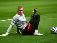 Bartosz Mrozek of Poland before UEFA Nations League football match Poland - Croatia at National Stadium in Warsaw, Poland on October 15, 202...