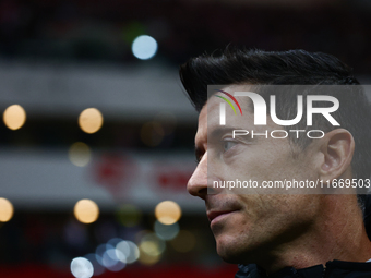 Robert Lewandowski of Poland before UEFA Nations League football match Poland - Croatia at National Stadium in Warsaw, Poland on October 15,...