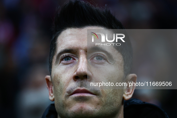 Robert Lewandowski of Poland before UEFA Nations League football match Poland - Croatia at National Stadium in Warsaw, Poland on October 15,...