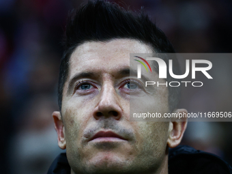 Robert Lewandowski of Poland before UEFA Nations League football match Poland - Croatia at National Stadium in Warsaw, Poland on October 15,...