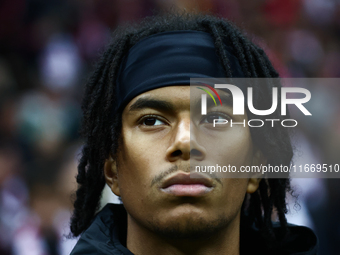 Maximillian Oyedele of Poland before UEFA Nations League football match Poland - Croatia at National Stadium in Warsaw, Poland on October 15...