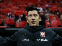 Robert Lewandowski of Poland before UEFA Nations League football match Poland - Croatia at National Stadium in Warsaw, Poland on October 15,...