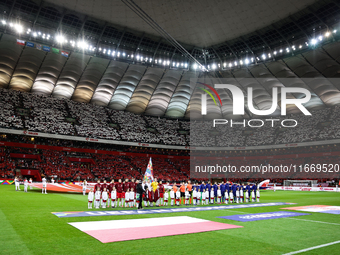 A view before UEFA Nations League football match Poland - Croatia at National Stadium in Warsaw, Poland on October 15, 2024. (