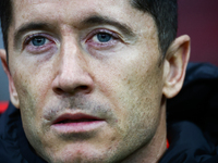 Robert Lewandowski of Poland before UEFA Nations League football match Poland - Croatia at National Stadium in Warsaw, Poland on October 15,...