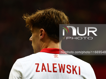 Nicola Zalewski of Poland during UEFA Nations League football match Poland - Croatia at National Stadium in Warsaw, Poland on October 15, 20...